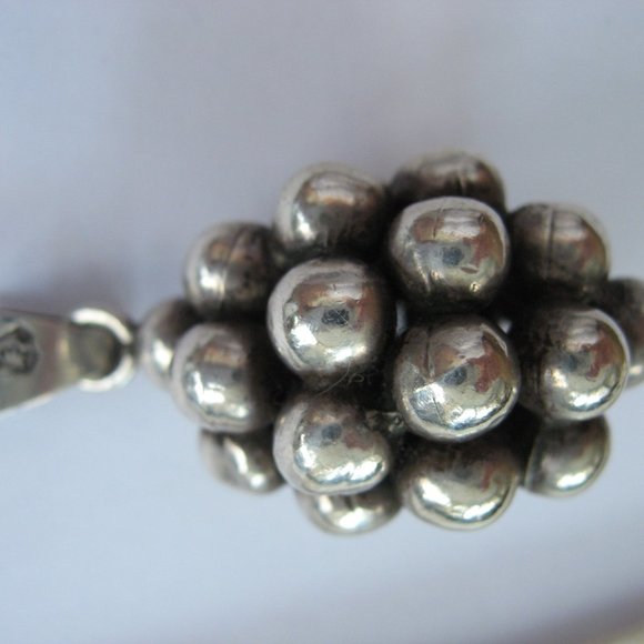 Heavy Sterling Silver Pine Tree or Grape Pendant - Picture 4 of 10